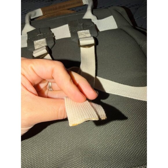 Duluth trading co canvas backpack. Olive green. - Picture 6 of 10